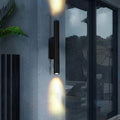 Long Cylinder Rectangle Aluminum Outdoor Light