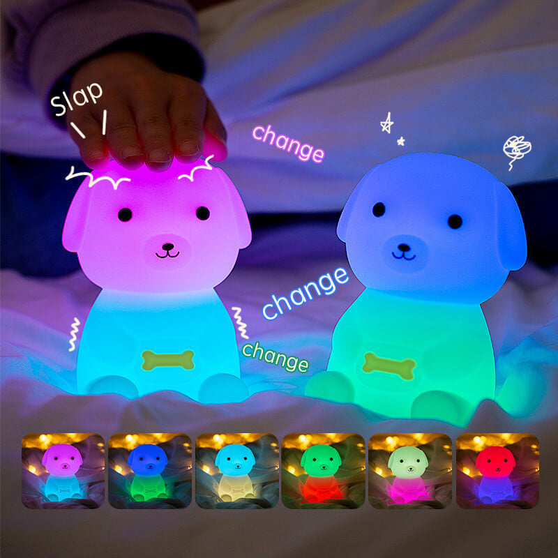 Silicone Puppy Night Table Lamp