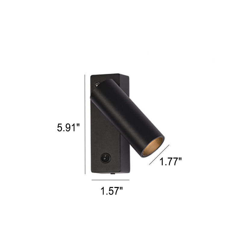 Solid Color Rotatable Aluminum Wall Lamp