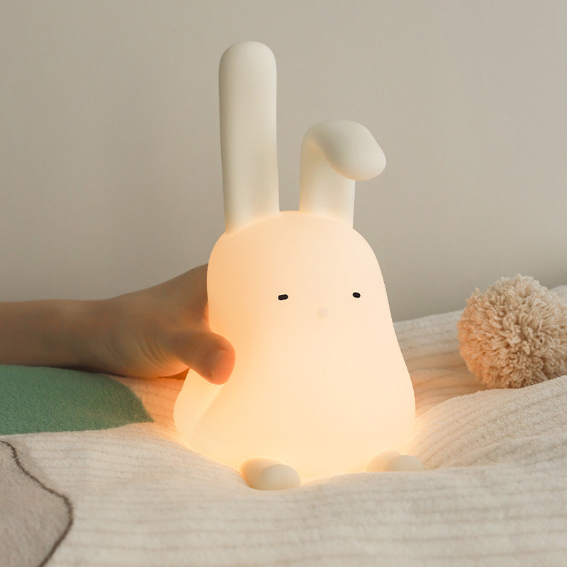 Cute Folded Ear Rabbit Table Lamp