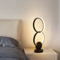 Acrylic Dual Ring Interlocking Table Lamp