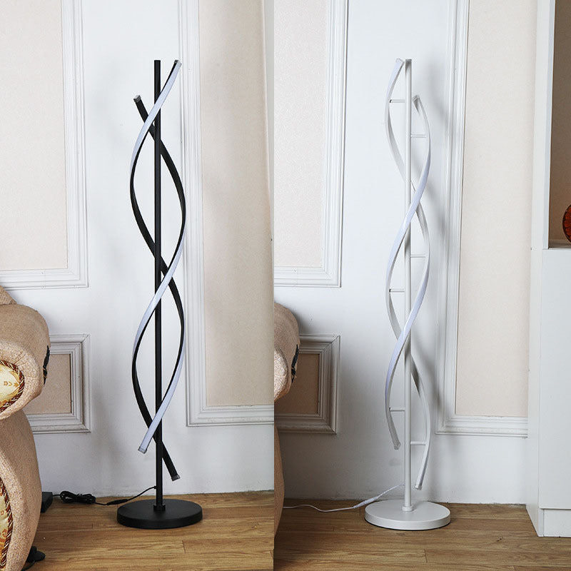 Minimalist Spiral Floor Lamp