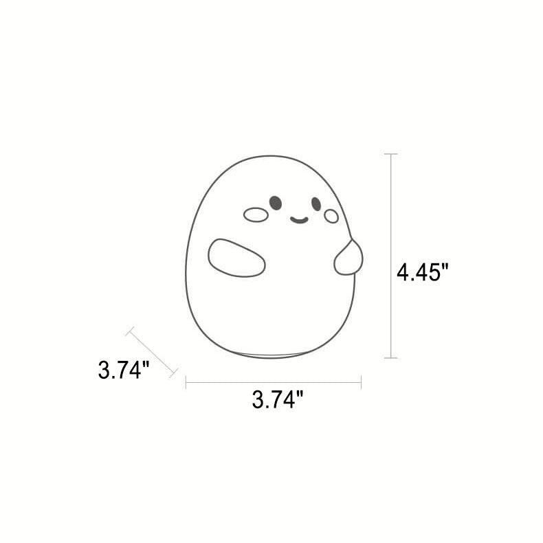 Cartoon Egg Silicone Kids Table Lamp