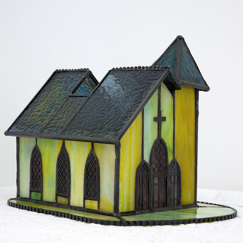 Glass House Chapel Night Table Lamp
