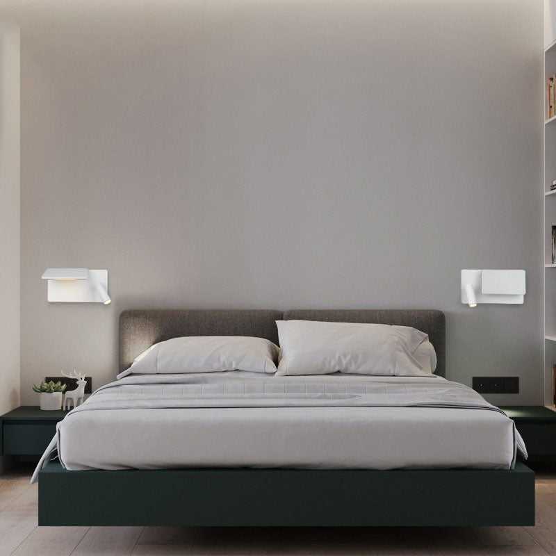 Square Flat Reading Wall Lamp