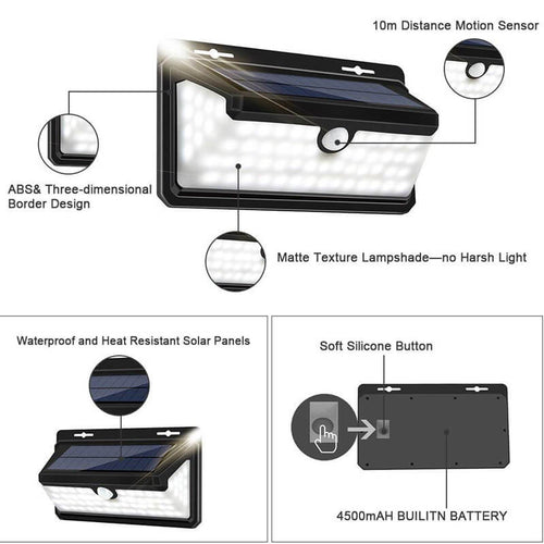 ABS PS Flame Trapezoid Outdoor Light