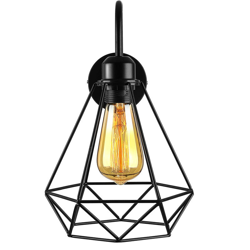 Iron Cage Wall Lamp