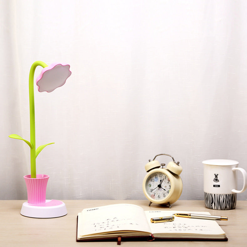 Sun Flower Pen Holder Table Lamp