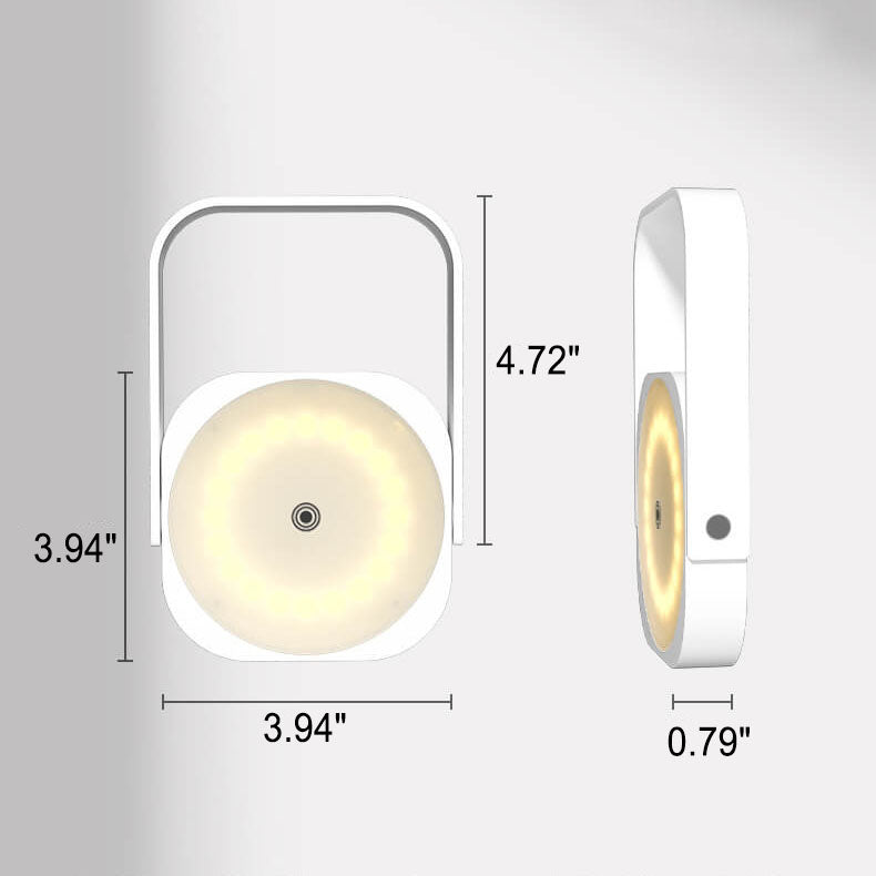 Folding Rotating Rechargeable Night Table Lamp