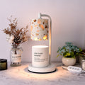 Cylindrical Disc Iron Stone Table Lamp
