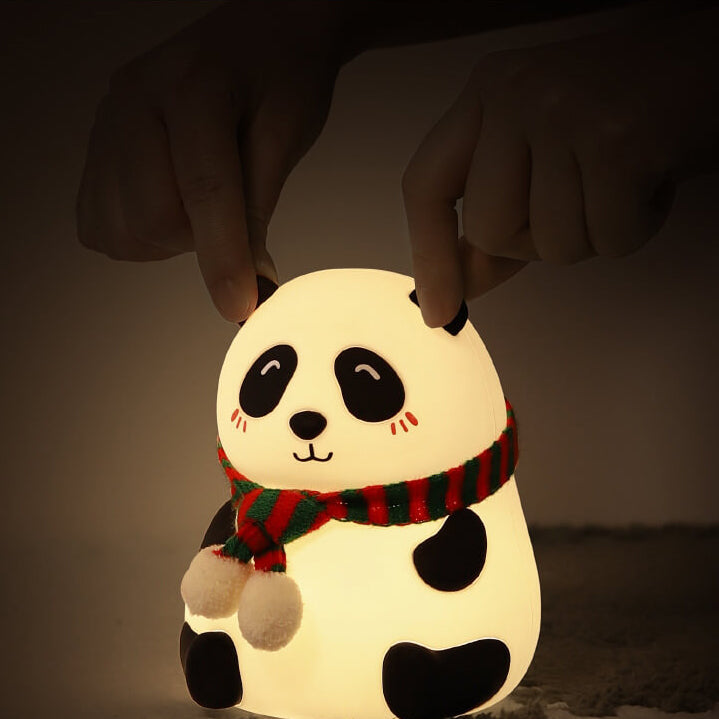 Childlike Cartoon Mini Panda Table Lamp