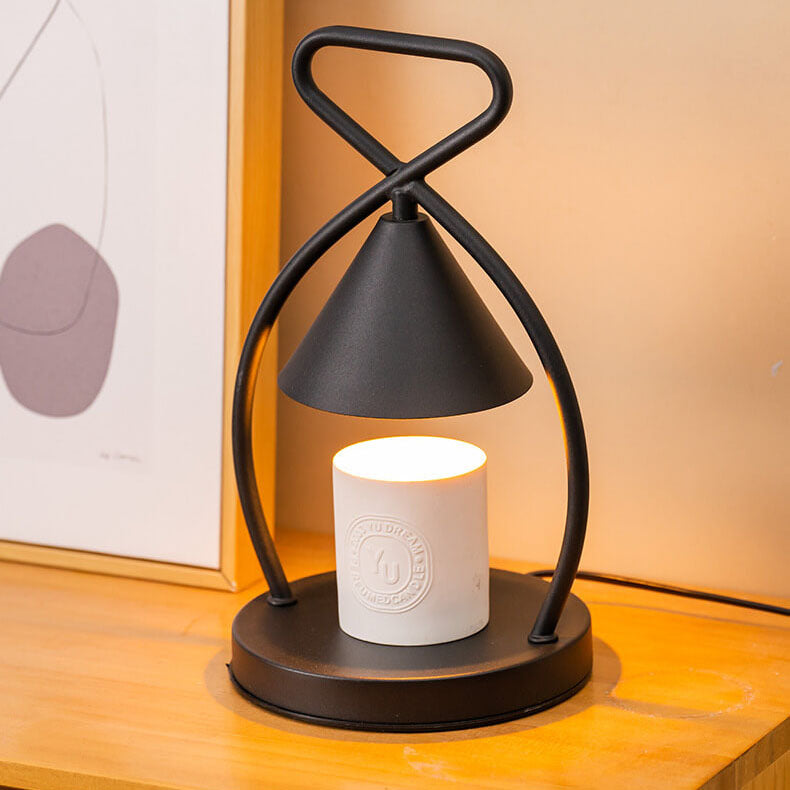 Geometric Iron Melting Wax Table Lamp