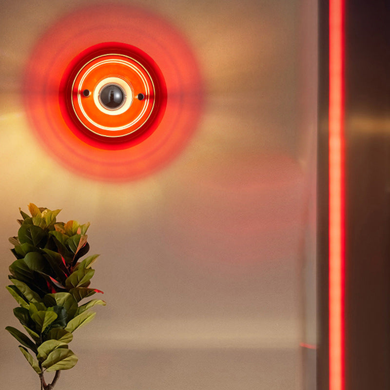 Multi-Layer Flying Saucer Iron Wall Lamp