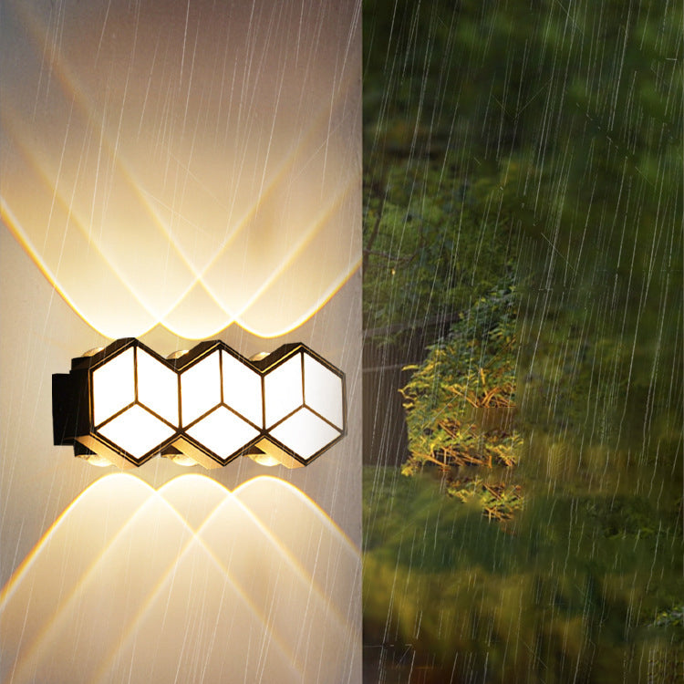 Aluminum Acrylic Lozenge Patio Outdoor Light