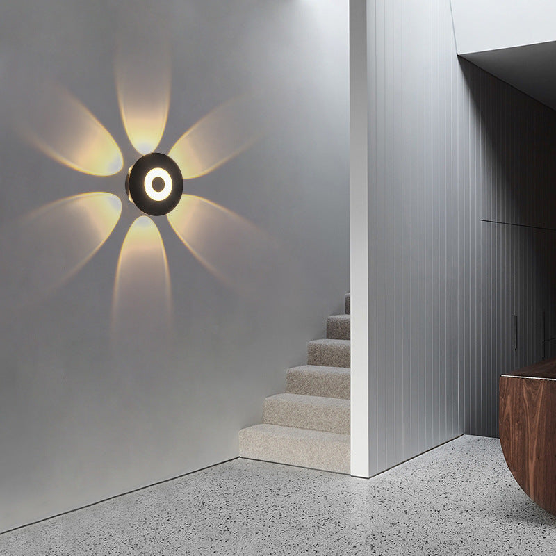 Aluminum Round Patio Outdoor Light