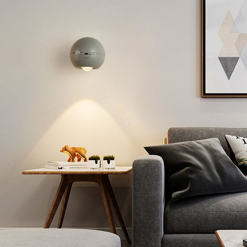 Round Rechargeable Eye Protection Wall Lamp