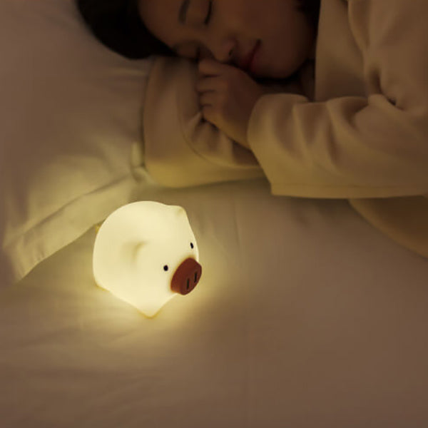 Cute Pig Touch Timer Table Lamp