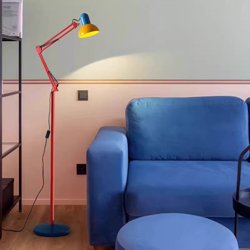 Modern Simplicity Iron Half Floor Lamp