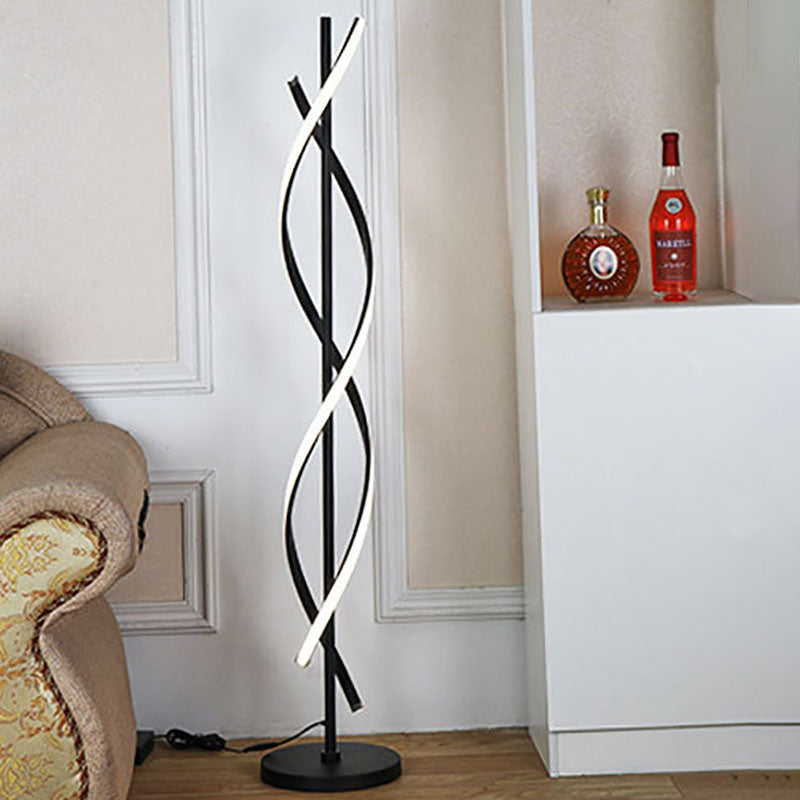 Minimalist Spiral Floor Lamp