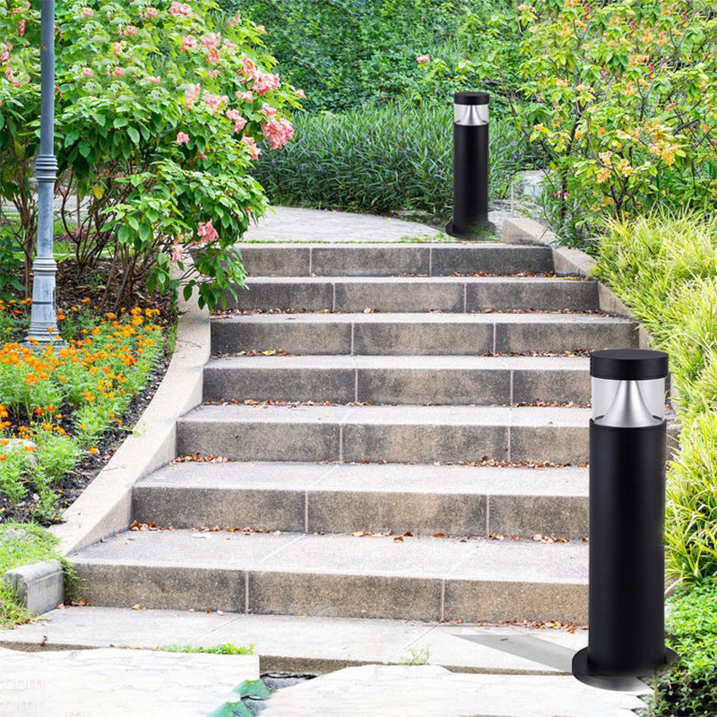Contemporary Industrial Aluminum Column Outdoor Light
