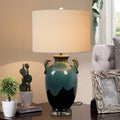 Minimal Ceramic Cloth Table Lamp