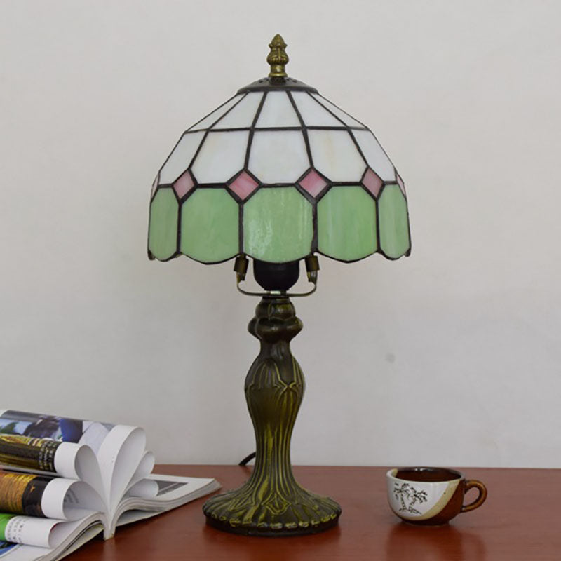 Aluminum Alloy Glass Dome Table Lamp