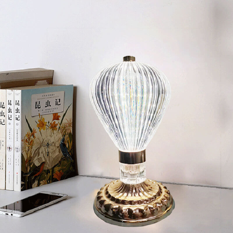 Hardware Acrylic Night Table Lamp