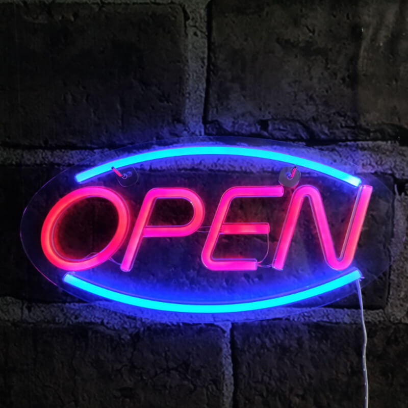 Neon Open Acrylic Atmosphere Floor Lamp