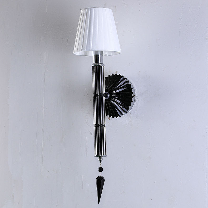 Crystal Fabric Wall Lamp