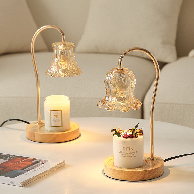 Solid Wood Lily Valley Table Lamp
