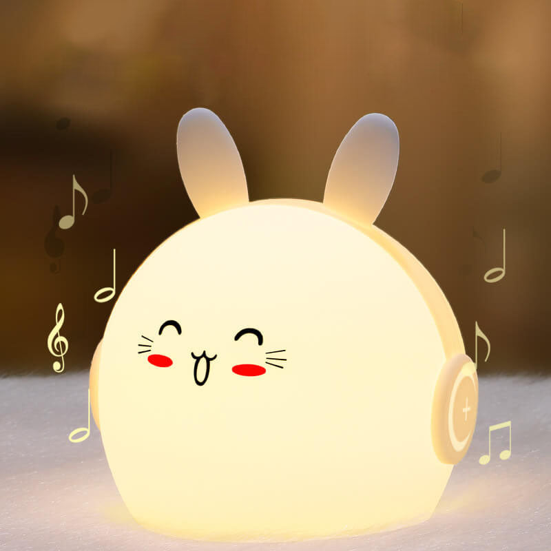 Cartoon Deer Rabbit Silicone Table Lamp