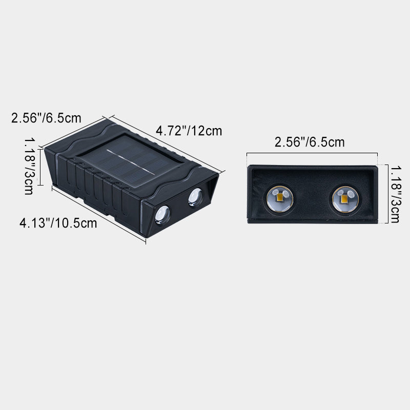 Farmhouse ABS PS Cuboid Outdoor Light