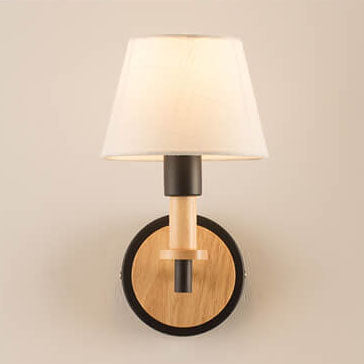Wooden Tubular Wall Lamp