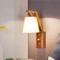 Antler Square Cylinder Wood Wall Lamp