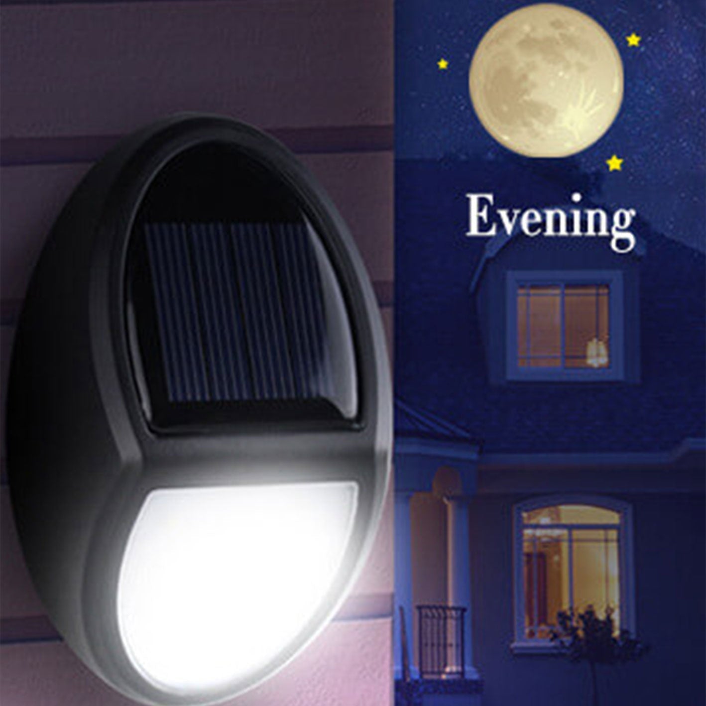 Oval Fence Outdoor Light