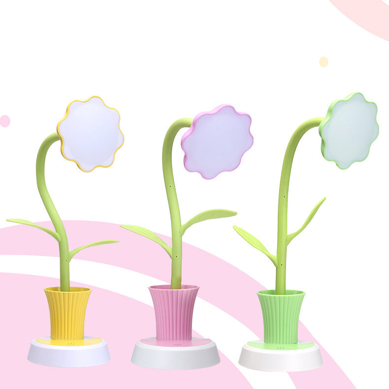 Sun Flower Pen Holder Table Lamp