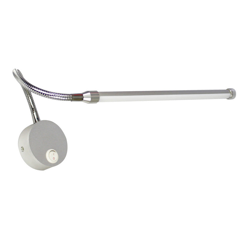 Aluminum PC Strip Bedside Wall Lamp