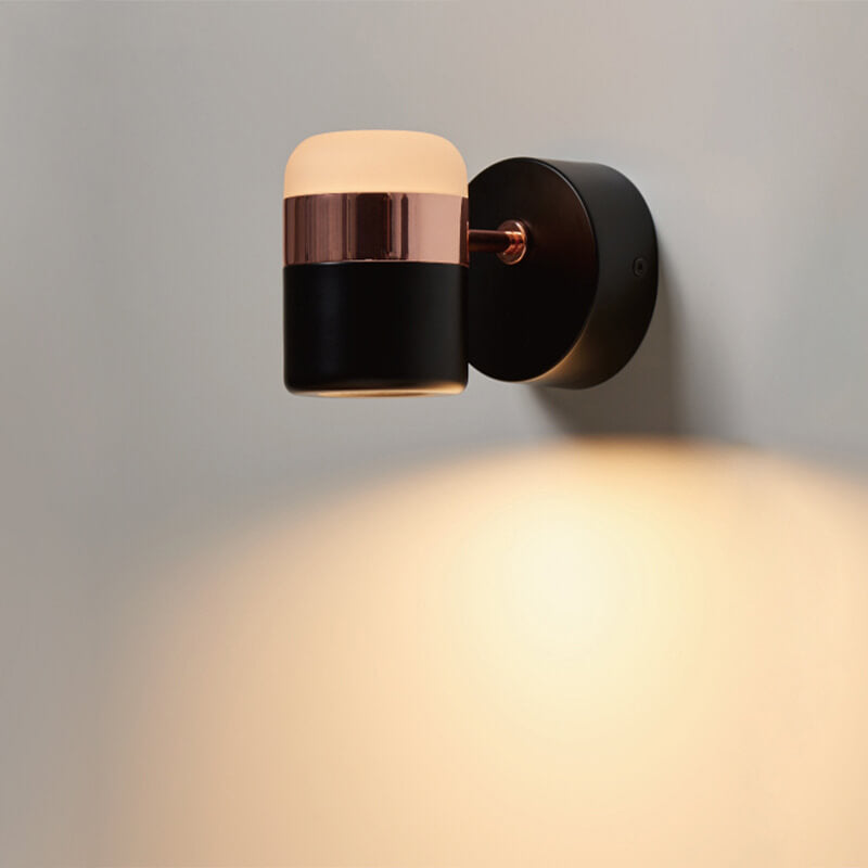 Cylindrical Mini Bedroom Wall Lamp