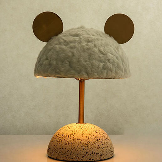 Mouse Plush Terrazzo Hardware Table Lamp