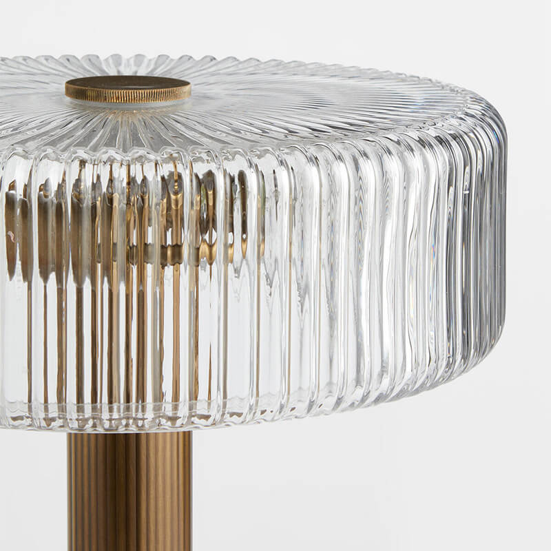 Cylinder Glass Decorative Table Lamp