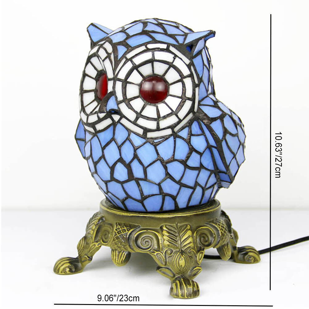 Cartoon Parrot Resin Stained Table Lamp