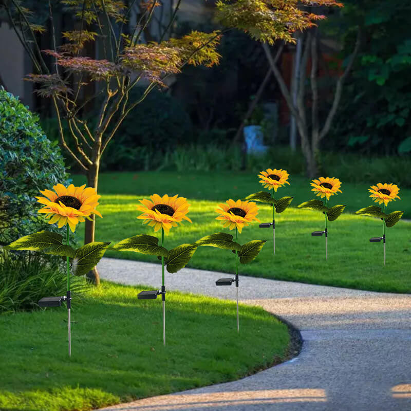 Sunflower Lawn Decorative Ground Outdoor Light