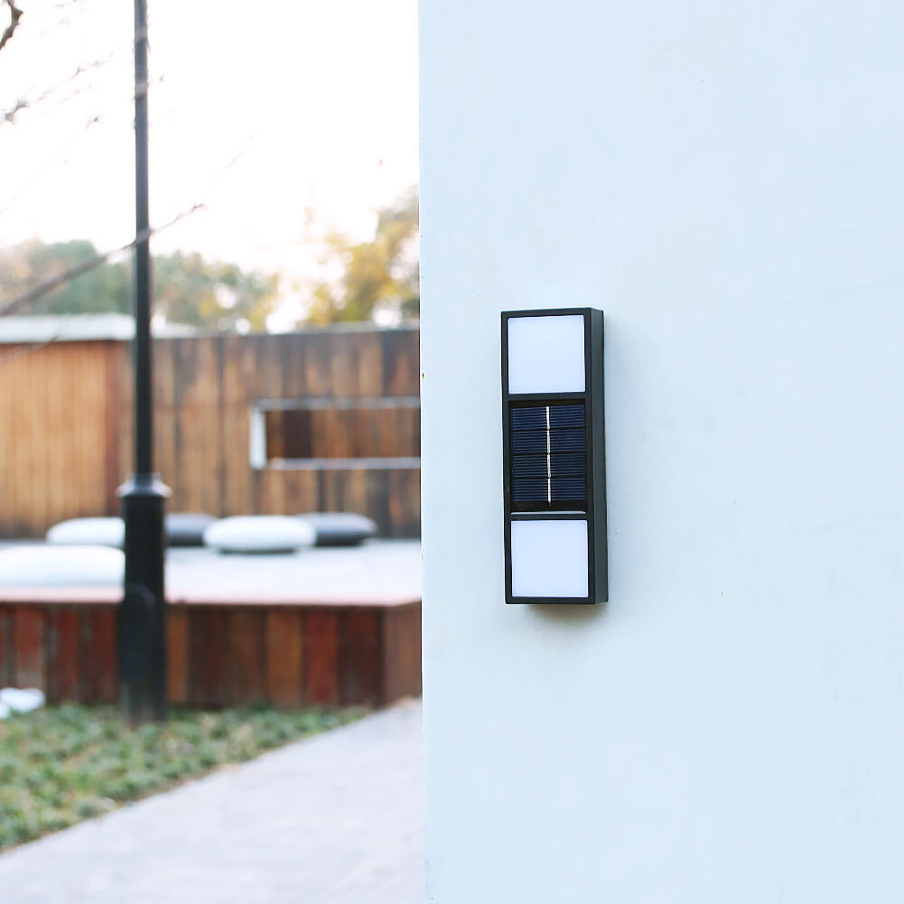 Rectangular Patio Fence Outdoor Light