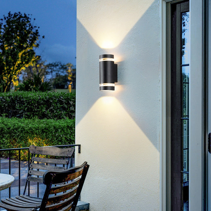 Aluminum Cylinder Up Down Outdoor Light