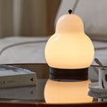 Cream Pear Shape Rechargeable Table Lamp