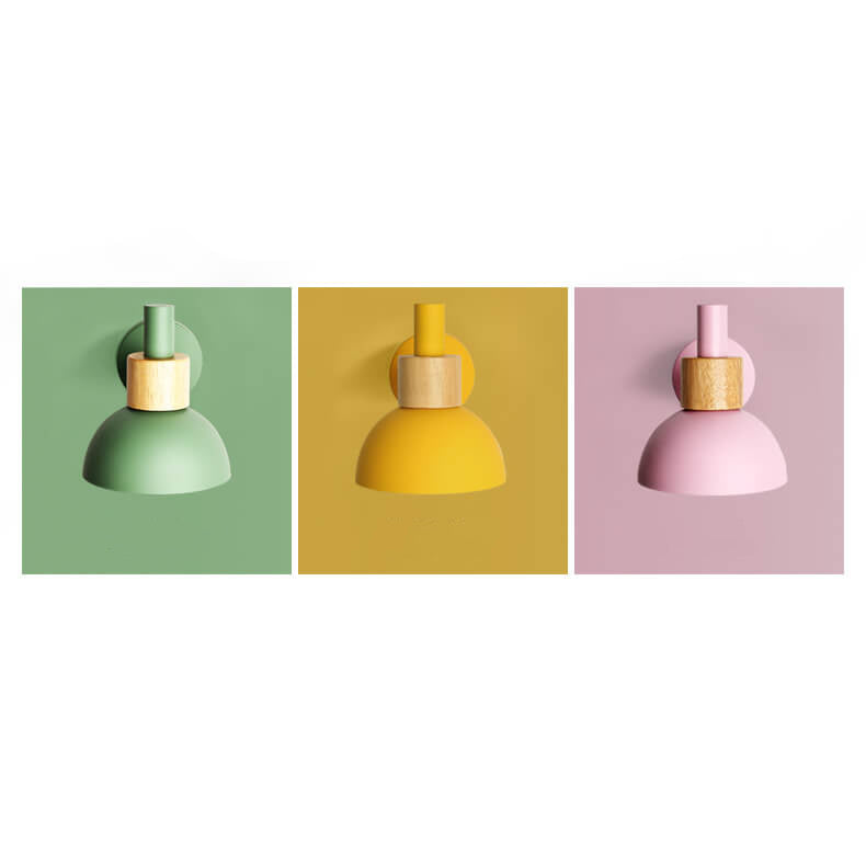 Classic Macaron Solid Color Wall Lamp