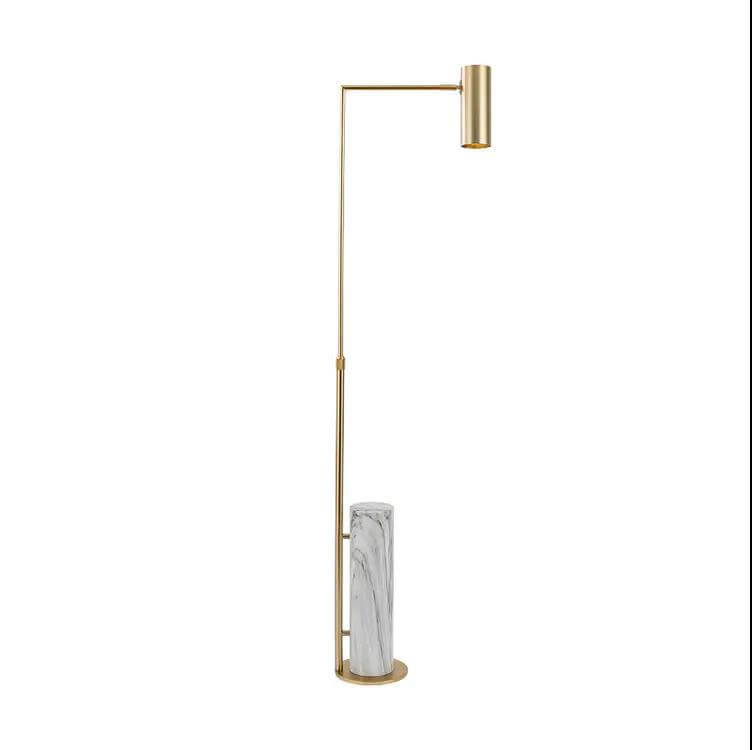 Foldable Iron Stone Floor Lamp