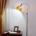 Iron Glss Dome Round Floor Lamp