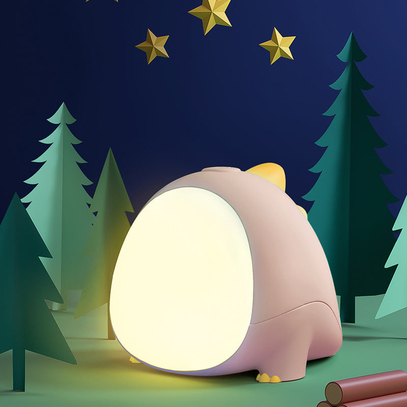Cartoon Dinosaur Silicone Timer Table Lamp