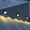Round Square Patio Step Outdoor Light
